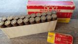 VINTAGE WINCHESTER 348 WINCHESTER SUPER SPEED SILVERTIP AMMO ~250 GRAIN EXPANDING FACTORY BULLETS (W 3483) - 9 of 10