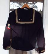VIETNAM 1968 NAVY JUMPER WITH LIBERTY PATCHES , CUFFS & REBEL FLAG UNDER COLLAR SIZE 38R - 2 of 10