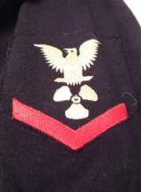 VIETNAM 1968 NAVY JUMPER WITH LIBERTY PATCHES , CUFFS & REBEL FLAG UNDER COLLAR SIZE 38R - 4 of 10