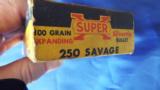 VINTAGE FULL BOX "GRIZZLY BEAR" WESTERN SUPER-X AMMO * 250 SAVAGE *
SUPER CLEAN!! - 4 of 8