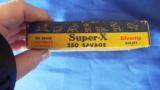 VINTAGE FULL BOX "GRIZZLY BEAR" WESTERN SUPER-X AMMO * 250 SAVAGE *
SUPER CLEAN!! - 5 of 8