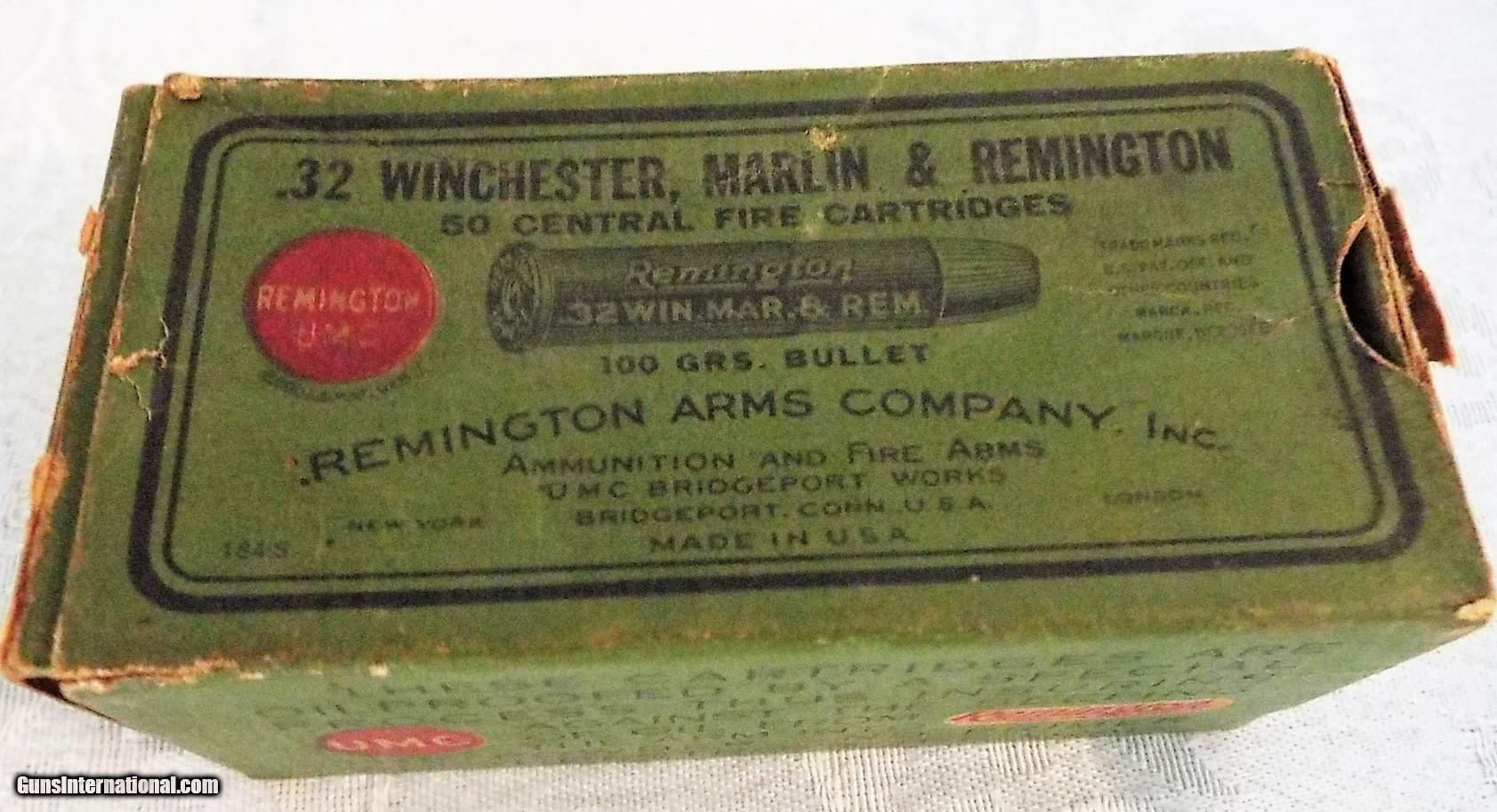 Vintage Remington Black Powder Ammo 32 Winchester Marlin | Free Nude ...