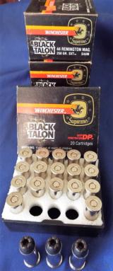 WINCHESTER * BLACK TALON * AMMUNITION 45ACP 230gr. SXT FACTORY ORIGINAL AMMO (4 BOXES AVAILABLE) - 1 of 4