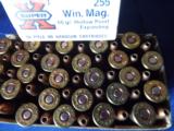 VINTAGE FULL BOX WINCHESTER- WESTERN SUPER-X AMMO * 256 WIN. MAG.* 60 GR. HOLLOW POINT SUPER CLEAN!!
- 9 of 9