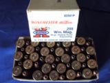 VINTAGE FULL BOX WINCHESTER- WESTERN SUPER-X AMMO * 256 WIN. MAG.* 60 GR. HOLLOW POINT SUPER CLEAN!!
- 1 of 9