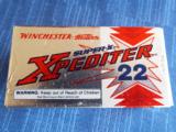  WINCHESTER ~ WESTERN * XPEDITER * SUPER X~ XTRA HIGH VELOCITY .22 LONG RIFLE 29 GR. HOLLOW POINT AMMO ~ BRICK OF 500 (NOS) - 5 of 8