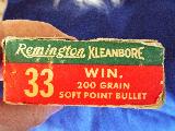 **RARE**
VINTAGE REMINGTON 33 WINCHESTER KLEANBORE AMMO NEARLY FULL (19 CARTRIDGES) 200GR. SOFT POINT~ FACTORY ORIGINAL! - 3 of 7