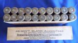 FULL BOX.45 GOV'T BLANKCARTRIGES FOR *GATLING GUN* REMINGTON-UMCSUPER CLEAN! - 3 of 11