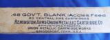 FULL BOX.45 GOV'T BLANKCARTRIGES FOR *GATLING GUN* REMINGTON-UMCSUPER CLEAN! - 5 of 11