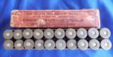 FULL BOX (20 ROUNDS) .45 GOV'T
SHOT~ WOOD TIPPED ~ CENTRAL FIRE CARTRIGES FOR SMOOTHBORE 45-70.by REMINGTON-UMC RARE! - 2 of 12