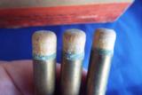 FULL BOX (20 ROUNDS) .45 GOV'T
SHOT~ WOOD TIPPED ~ CENTRAL FIRE CARTRIGES FOR SMOOTHBORE 45-70.by REMINGTON-UMC RARE! - 7 of 12