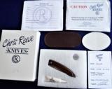 CHRIS REEVE Knives: MNANDI - Bocote NEW IN THE BOX with LEATHER SHEATH, LUBRICANT & TOOL with ALL PAPERWORK BIRTH CERTIFICATE
- 2 of 9