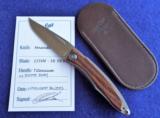 CHRIS REEVE Knives: MNANDI - Bocote NEW IN THE BOX with LEATHER SHEATH, LUBRICANT & TOOL with ALL PAPERWORK BIRTH CERTIFICATE
- 1 of 9