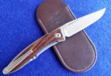 CHRIS REEVE Knives: MNANDI - Bocote NEW IN THE BOX with LEATHER SHEATH, LUBRICANT & TOOL with ALL PAPERWORK BIRTH CERTIFICATE
- 3 of 9