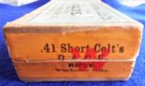 RARE BOX of WINCHESTER
.41 SHORT CENTER FIRE ~ for
COLT'S D.A. CENTER FIRE RIFLE FULL BOX (50) - 5 of 14