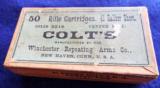 RARE BOX of WINCHESTER
.41 SHORT CENTER FIRE ~ for
COLT'S D.A. CENTER FIRE RIFLE FULL BOX (50) - 4 of 14