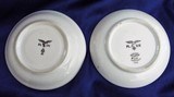 ORIGINAL WWII LUFTWAFFE GERMAN MESS HALL PORCELAIN SAUCERS (2) EXCELLENT CONDITION NAZI MARKED - 2 of 5