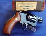 VINTAGE SMITH & WESSON 38 CENTENNIAL AIRWEIGHT *NEW IN ORIGINAL BOX* Pre- model 42 - 2 of 15