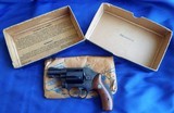 VINTAGE SMITH & WESSON
38
CHIEFS SPECIAL HAMMERLESS *NEW IN ORIGINAL BLUE BOX* Pre- model - 15 of 15