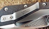 MARFIONE CUSTOM / MICK STRIDER * DOC * Prototype Custom Knife ~ Double Action Ser # 27 ~ Dealer NEW!
(Microtech) - 6 of 12
