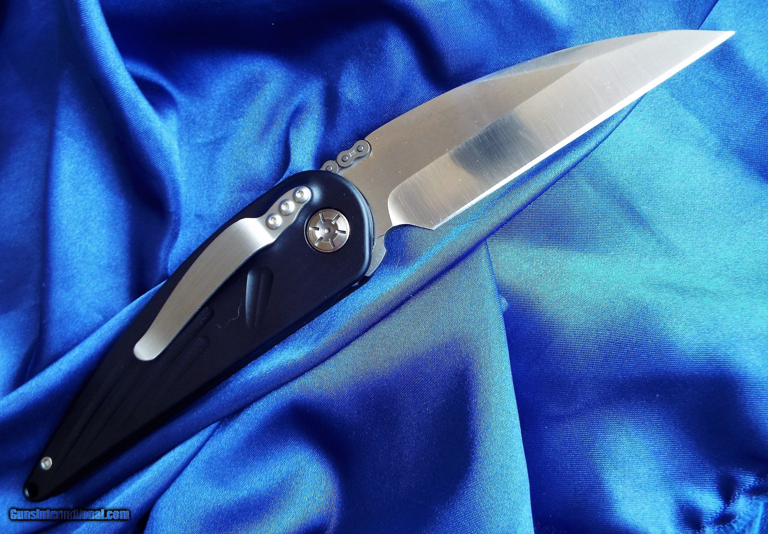 RATWORX MRX CHIEF RAZOR BLADE CUSTOM HAND GROUND AUTO KNIFE