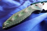 WILL MOON Custom BANSHEE knife LEFTY!! Bowie ~ GLOWS IN THE DARK! NEW in POUCH - 8 of 11