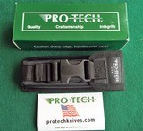 PROTECH BREND AUTO #1 LARGE Size 1140
Knife ~ SOLID BLACK KNURL & SAFETY ~ SATIN BLADE
NIB (Dealer) - 4 of 10