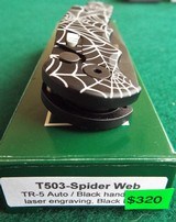 ProTech TR-5 AUTO ~ SPIDER WEB LASER ENGRAVED T503 DLC New in Box (Dealer) - 11 of 12