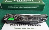 ProTech TR-5 AUTO ~ SPIDER WEB LASER ENGRAVED T503 DLC New in Box (Dealer) - 4 of 12