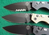 PROTECH STRIDER SnG KNURLED ALUMINUM AUTO KNIVES WITH LOCK & BLACK DLC BLADES New in boxes
(dealer) Multiples available priced each! - 5 of 11