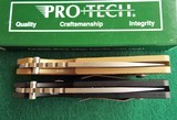 PROTECH STRIDER SnG KNURLED ALUMINUM
(Tan or Black) AUTO KNIVES WITH LOCK & STONEWASH PLAIN BLADES (NIB) dealer - 8 of 10