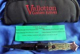 HELL RAZOR Custom Auto Knife by RAINY VALLOTTON ~ MAMMOTH MOLAR ~ MOSAIC DAMASCUS
STUNNING! NEW in POUCH - 2 of 9
