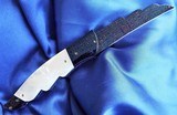 VALLOTTON
CUSTOM
AUTO KNIFE~ DAMASCUS / MOTHER OF PEARL "ANGEL WING" NEW IN POUCH! **DEALER** - 2 of 12
