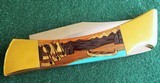 1995 CASE XX USA
59L CUSTOM KNIFE " EXOTIC WAR CANOE" NATIVE
INDIAN THEMED INLAYS & ENGRAVINGS by SANTA FE STONE WORKS - 6 of 11