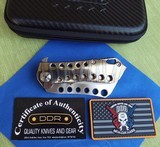 DARREL RALPH Design DDR MOAB Hacker 3.5" Flamed Titanium Cleaver Flipper Knife NEW! - 10 of 13