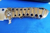 DARREL RALPH Design DDR MOAB Hacker 3.5" Flamed Titanium Cleaver Flipper Knife NEW! - 7 of 13