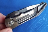 DARREL RALPH DDR Custom Carbon fiber DOMINATOR 3.5 VENTILATOR Flipper Knife NEW - 7 of 11