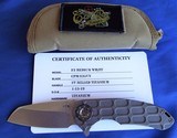 CURTISS CUSTOM KNIVES
F3 Medium Frame Lock Knife Milled Titanium ~ Flamed Pivot
NEW authorized DEALER - 2 of 8
