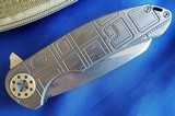CURTISS CUSTOM KNIVES F3 large Frame Lock Knife Milled Titanium
New in Pouch! - 6 of 10
