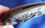 CURTISS CUSTOM KNIVES F3 large Frame Lock Knife Milled Titanium
New in Pouch! - 9 of 10