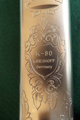 Krieghoff - K80, 12ga. 32” Barrels ~ 17 Krieghoff chokes ~ Extra Butt stock ~
Hard case EXCELLENT USED CONDITION!! - 9 of 15