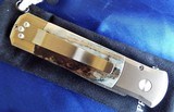 CUSTOM PRO-TECH
GODSON
MASTODON IVORY ~ TITANIUM ~ NICHOLS DAMASCUS
AUTO KNIFE 1 of 6 (APRIL 2020) - 4 of 11
