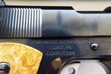 CABOT ~ CGI / CLASSIC 5" 1911 CUSTOM 45 caliber in LOCKING CUSTOM PLEXIGLAS
case **PRISTINE** - 10 of 13