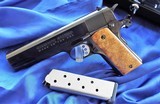 CABOT ~ CGI / CLASSIC 5" 1911 CUSTOM 45 caliber in LOCKING CUSTOM PLEXIGLAS
case **PRISTINE** - 3 of 13