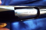 CABOT ~ CGI / CLASSIC 5" 1911 CUSTOM 45 caliber in LOCKING CUSTOM PLEXIGLAS
case **PRISTINE** - 8 of 13