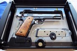 CABOT ~ CGI / CLASSIC 5" 1911 CUSTOM 45 caliber in LOCKING CUSTOM PLEXIGLAS
case **PRISTINE** - 2 of 13