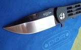 DARREL RALPH DDR Custom Carbon fiber DOMINATOR 3.5 VENTILATOR Flipper Knife NEW! - 3 of 7