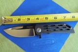 DARREL RALPH DDR Custom Carbon fiber DOMINATOR 3.5 VENTILATOR Flipper Knife NEW! - 7 of 7