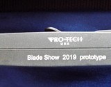Pro-Tech *PROTOTYPE* Dark Angel OTF Auto Solid Black Handle ROSE GOLD Blade ~ Blade Show 2019 3201-RG (NIB) - 4 of 10