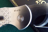 PROTECH "STEEL CUSTOM" LIMITED EDITION AUTO (#7 of 50) 416 STEEL FRAME/ FISH SCALE/MIRROR POLISHED/ PEARL BUTTON TR3x1.4 *NIB* - 3 of 9